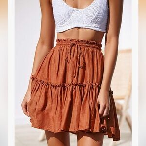LIKE NEW Tiered Drawstring Skirt